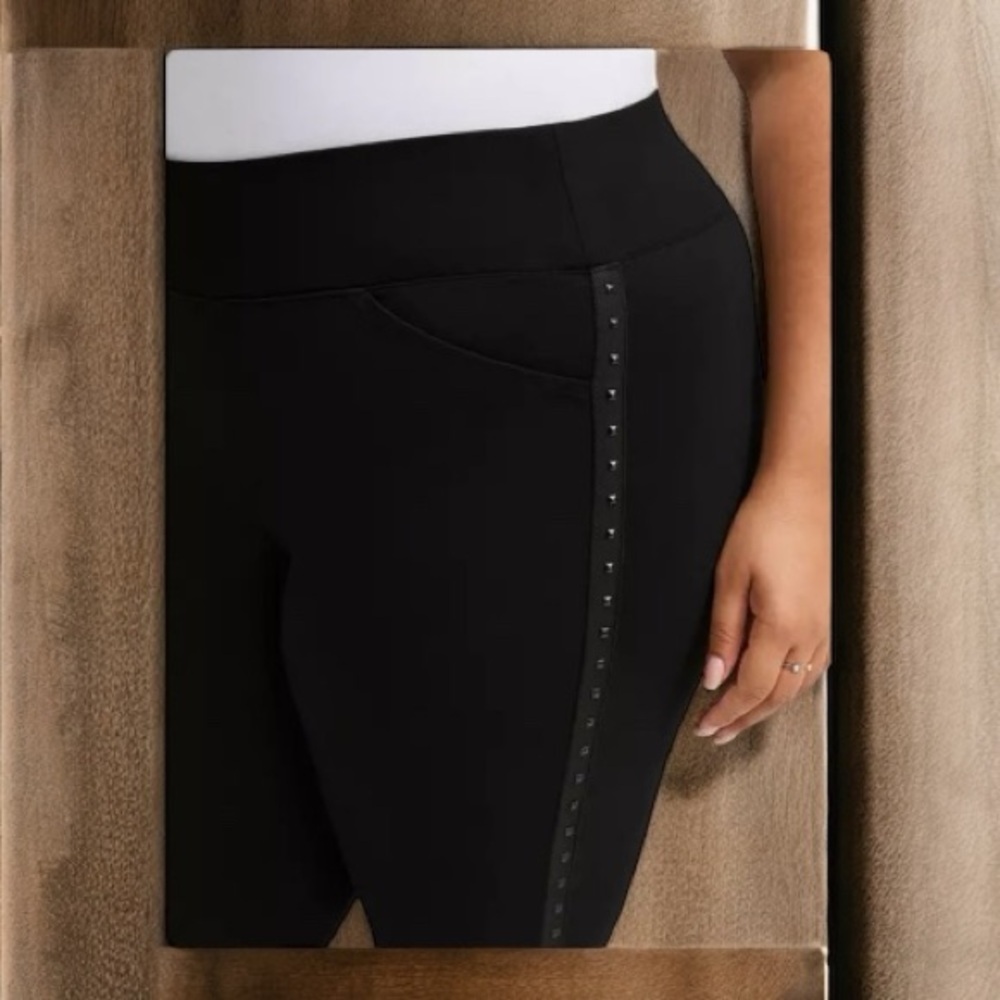 Torrid Studded Black Pants 4X - Picture 4 of 5